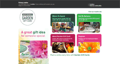 Desktop Screenshot of gardengiftcard.co.uk